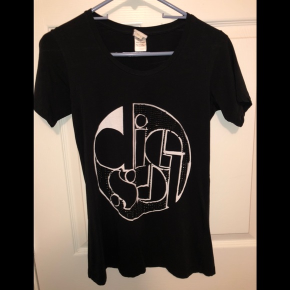 Diesel Tops - EUC Diesel Women’s Black Logo T- Shirt